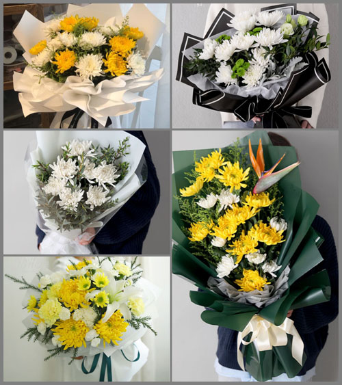 广东湛江市吴川市覃巴镇沙田村白事花束代送